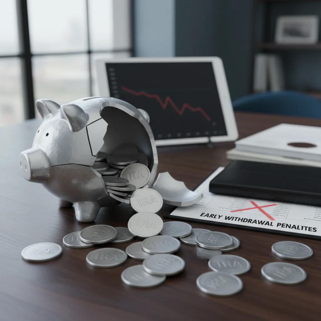 Penalties for early withdrawals from a Silver IRA.