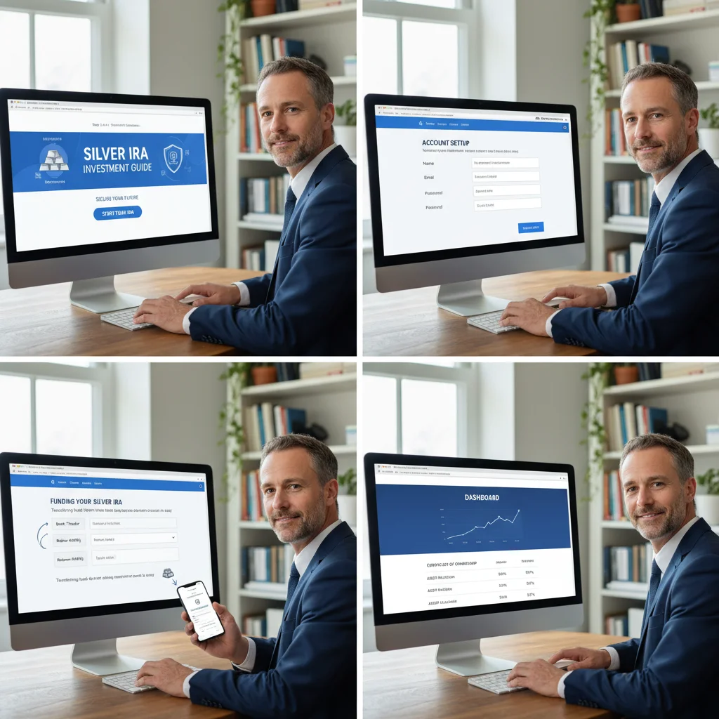 Steps to invest in a Silver IRA account.