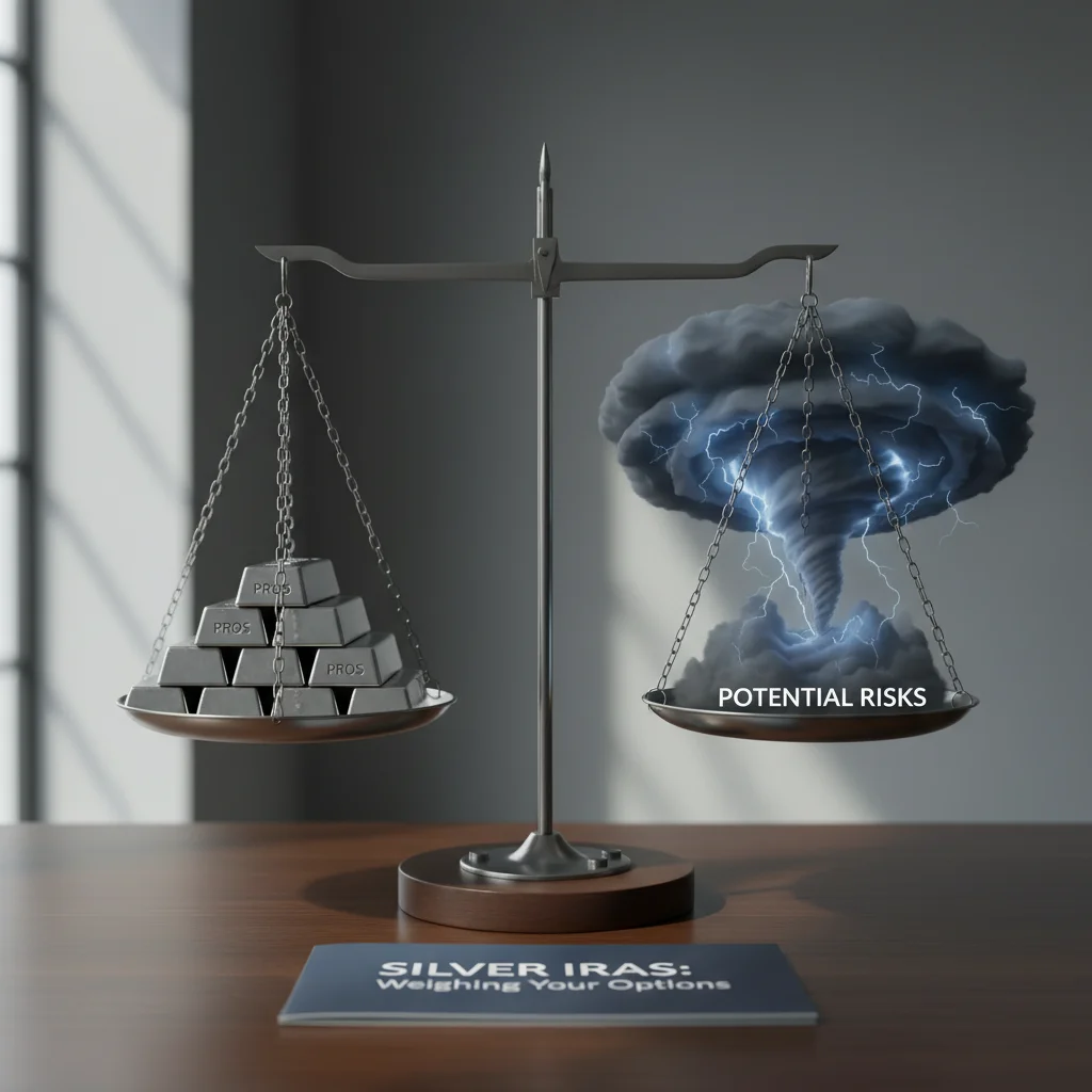 Pros and cons of investing in a Silver IRA.