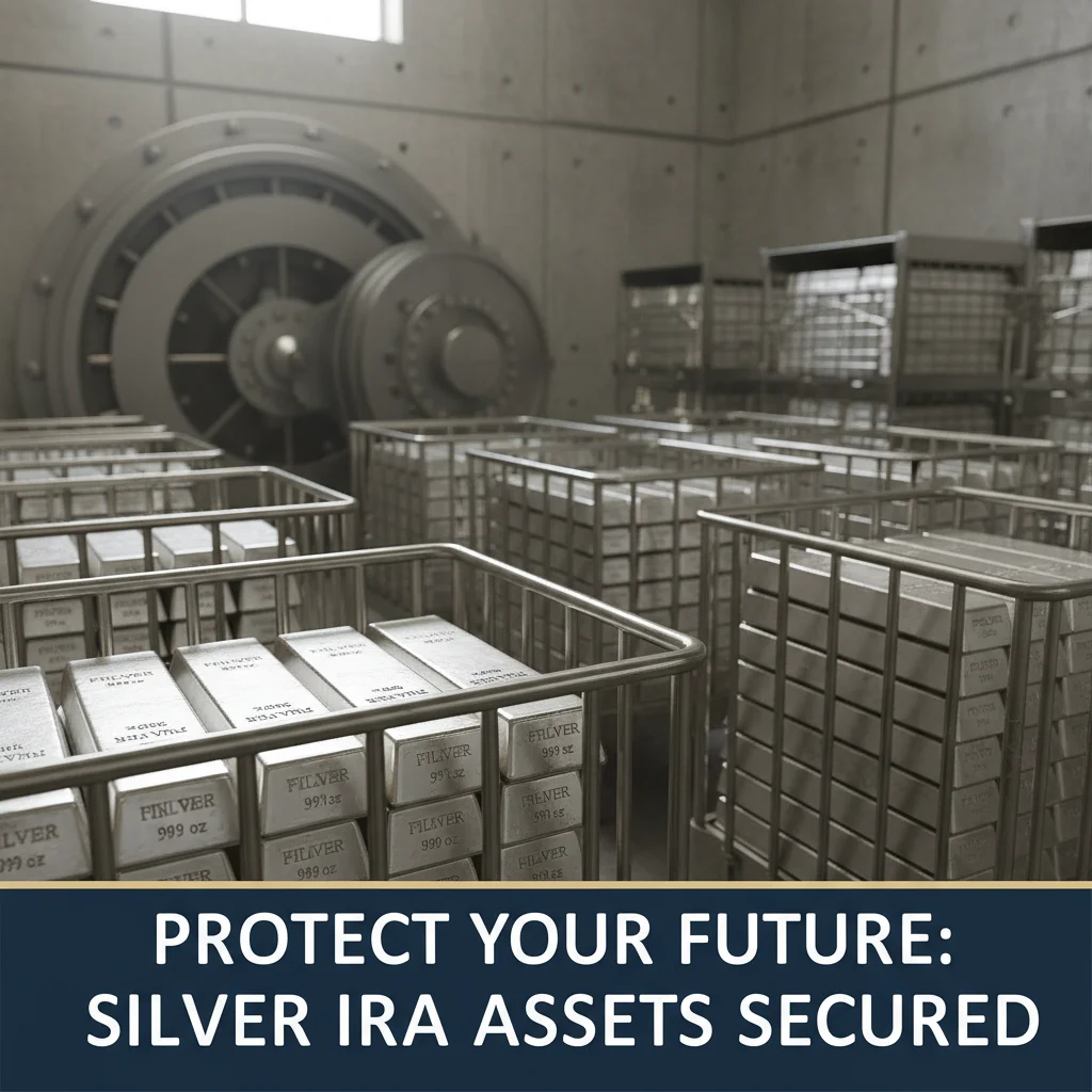 Secure storage options for silver in a Silver IRA.