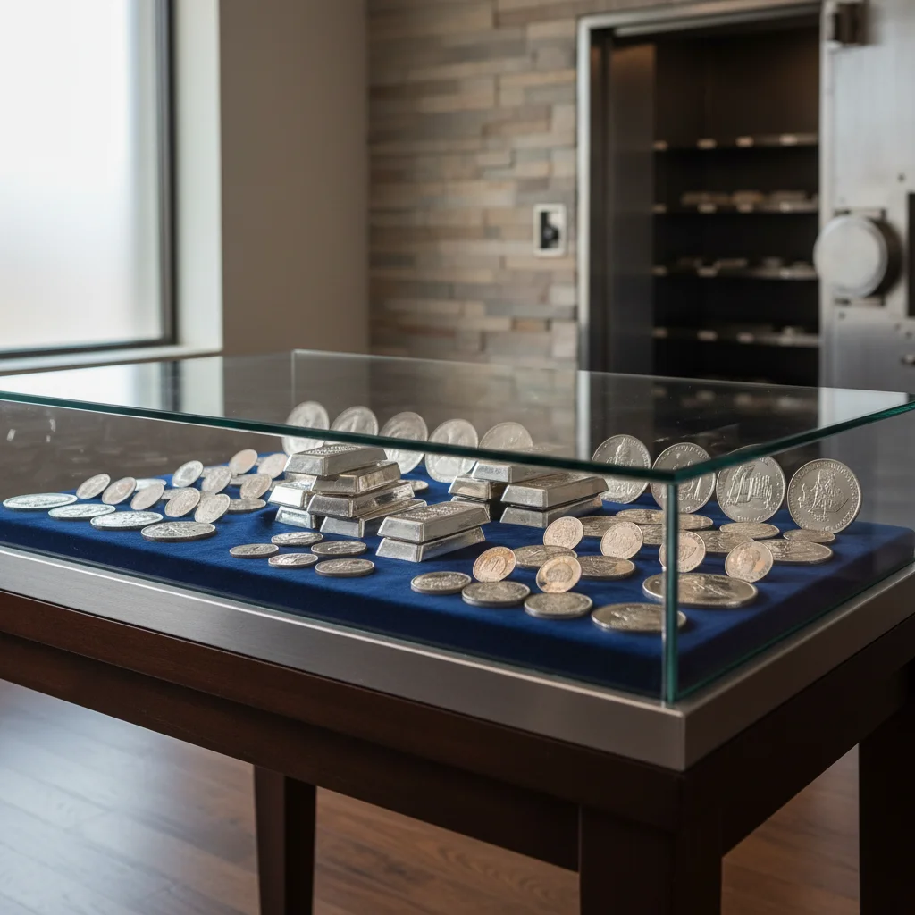 Different types of silver products suitable for a Silver IRA.