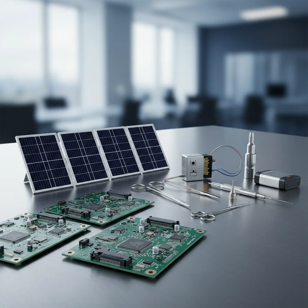 Industrial components using silver.