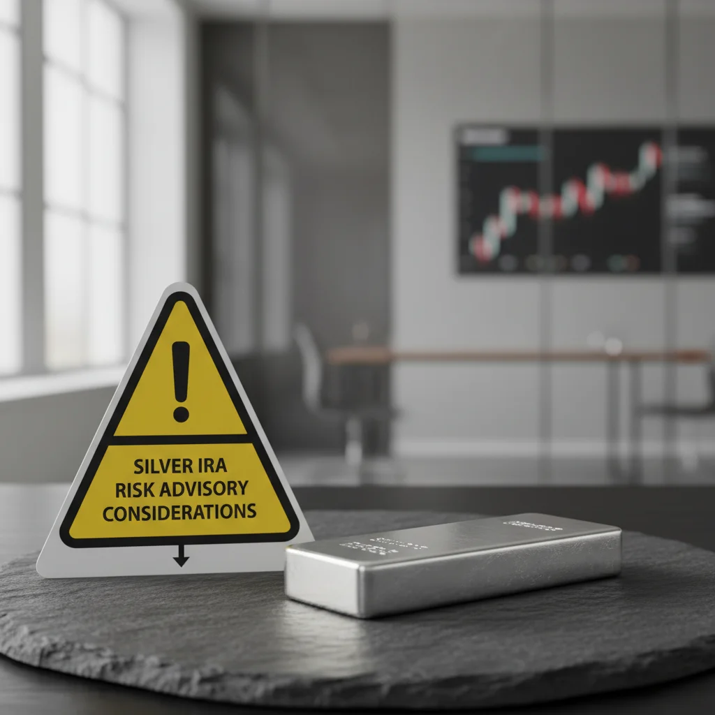 Warning sign next to a silver bar.