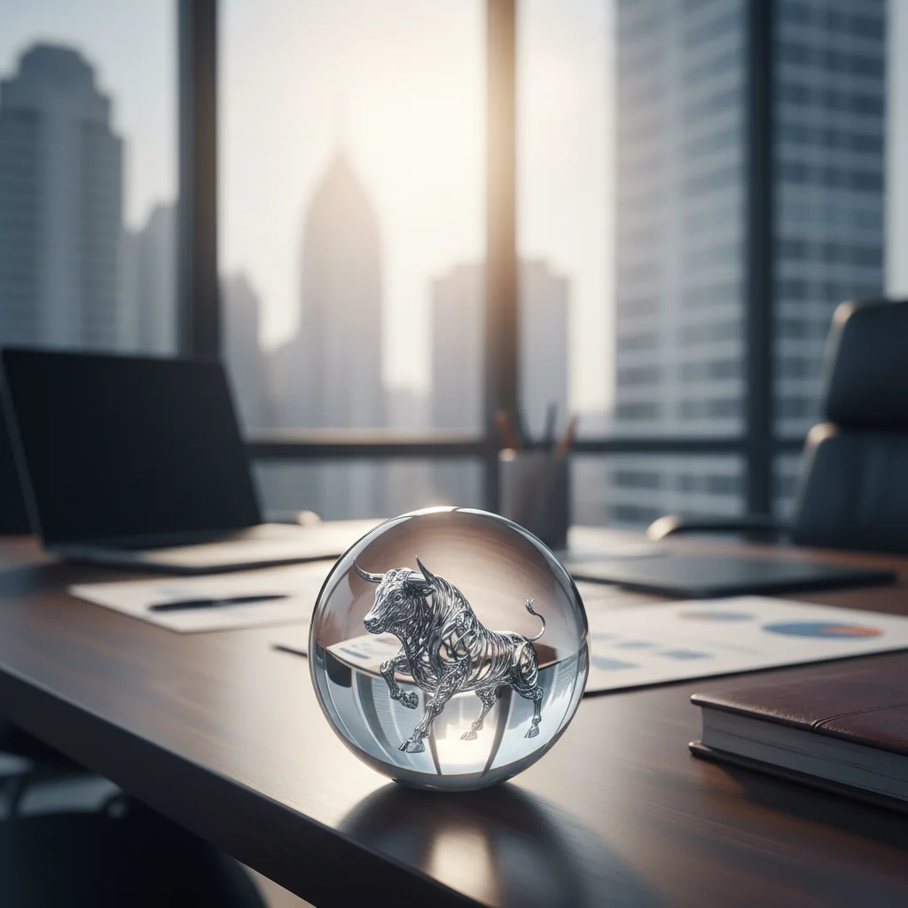 Crystal ball forecasting a silver bull market.