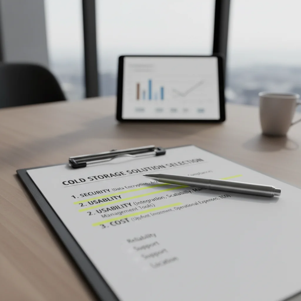 Key factors to consider when choosing a cold storage solution